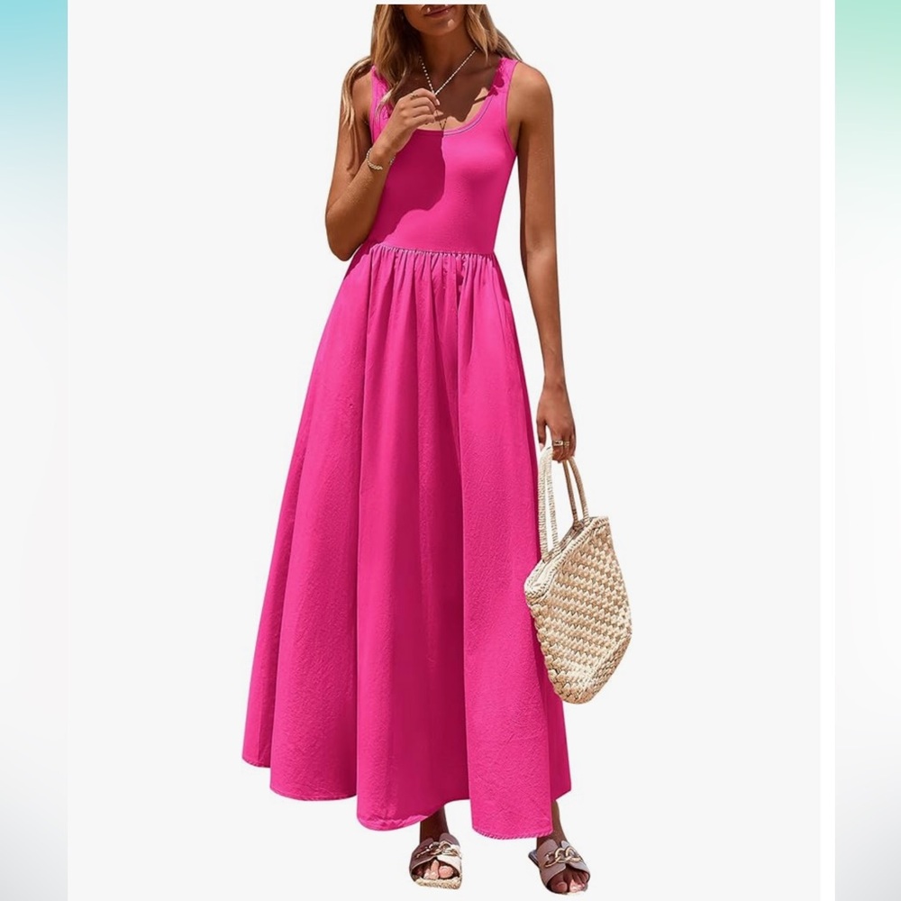 Pretty Garden Tank Maxi Dress